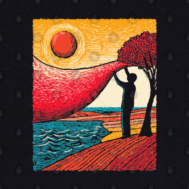 Cosmic Creator - Weaving the Fabric of Day by TuncGK