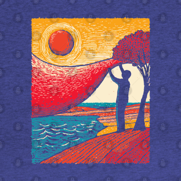 Cosmic Creator - Weaving the Fabric of Day by TuncGK