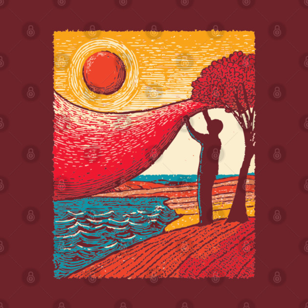 Cosmic Creator - Weaving the Fabric of Day by TuncGK