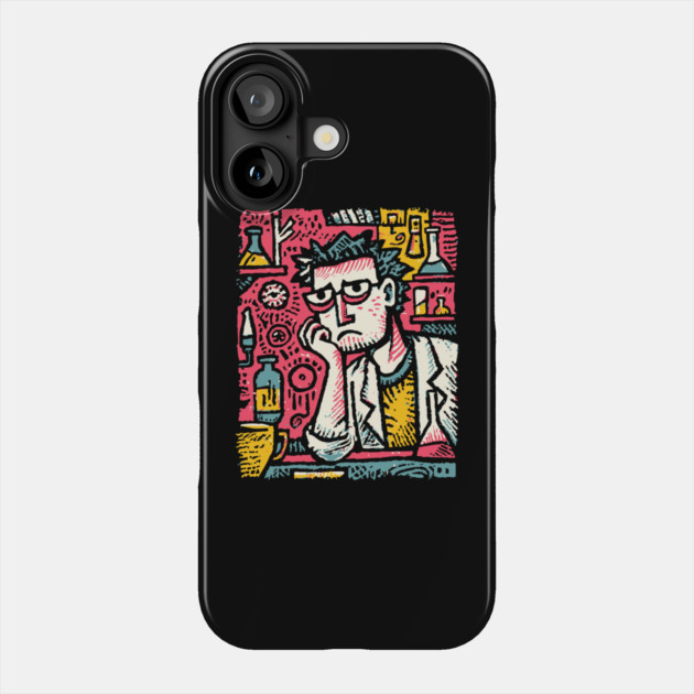 Tired Barista Life - The Weary Alchemist Phone Case by TuncGK