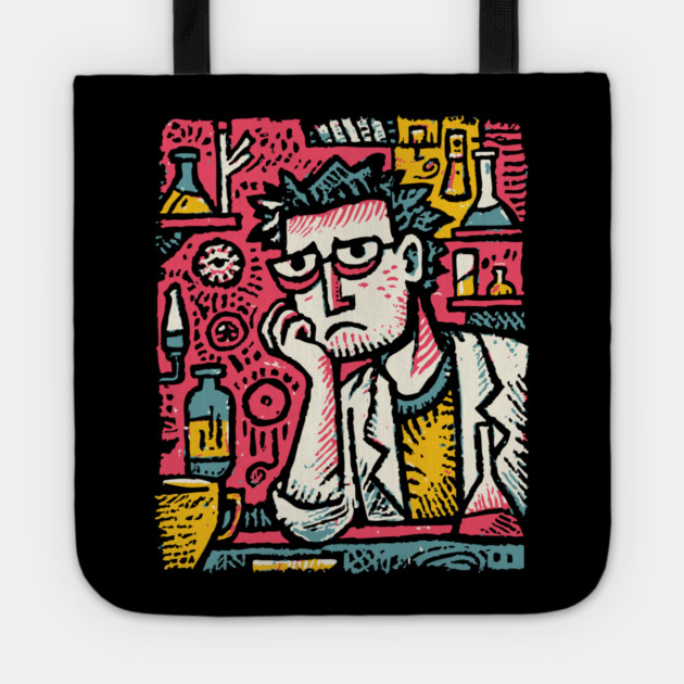 Tired Barista Life - The Weary Alchemist Tote by TuncGK