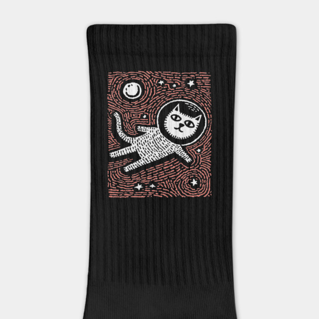 Astronaut Cat - The Cosmic Feline Explorer by TuncGK