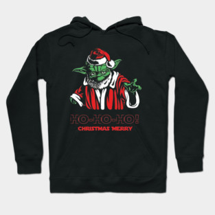 Yoda Ho-Ho-Hoi Christmas Merry Hoodie
