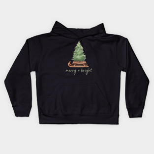 Merry-And-Bright Kids Hoodie