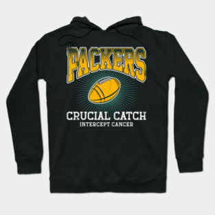 Packers - Crucial Catch Intercept Cancer Hoodie