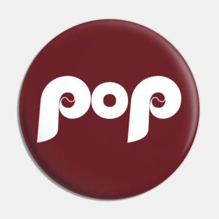 Phillies dad grandpa poppop pop Philadelphia Philliy Fathers Day Pin