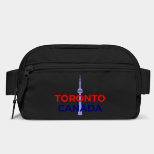 Toronto Canada Design — Minimal Red and Blue City Graphic Bag
