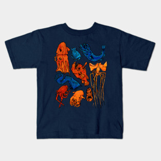 deep sea denizens Kids T-Shirt