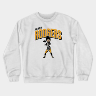Aaron Rodgers Pittsburgh Steelers NFL football player caricature Crewneck Sweatshirt
