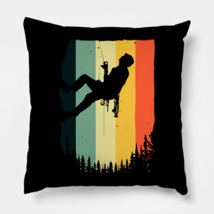 Cool Rock Climbing For Gift Men Women Mountain Climber bouldering Pillow