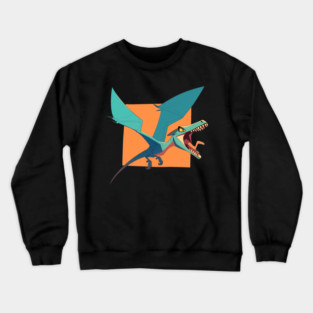 pterodactyl Crewneck Sweatshirt