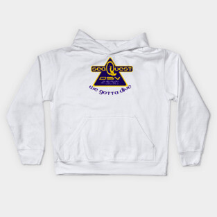 SeaQuest Front/Back design as featured on The Rewatch Podcast Kids Hoodie