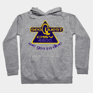 SeaQuest Front/Back design as featured on The Rewatch Podcast Hoodie