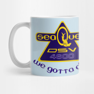 SeaQuest Front/Back design as featured on The Rewatch Podcast Mug