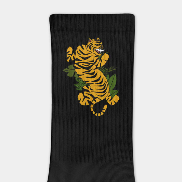 Tiger Cat Tropical Vibes by logiamerch