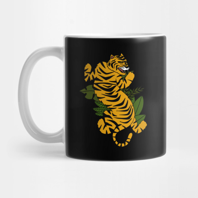 Tiger Cat Tropical Vibes by logiamerch