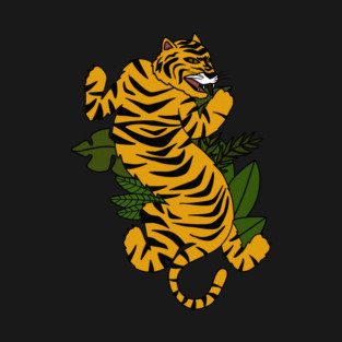 Tiger Cat Tropical Vibes T-Shirt