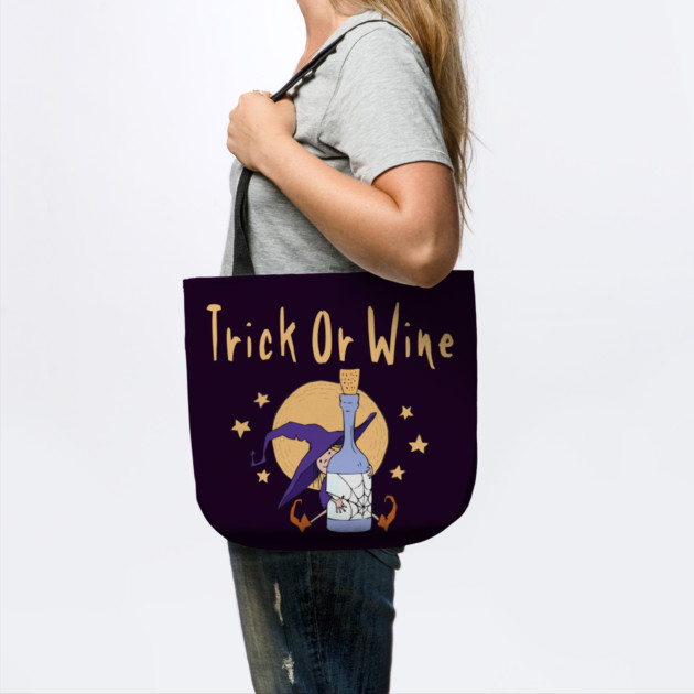 Trick or Wine Funny Halloween Wiccan Pagan Cheeky Witch® by Cheeky Witch