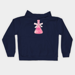 Pink erlenmeyer flask Kids Hoodie