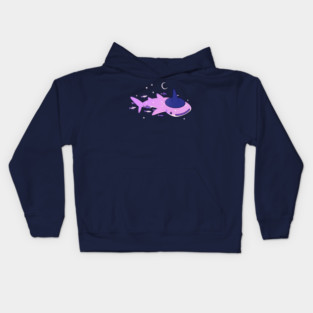 Witchy whale shark Kids Hoodie