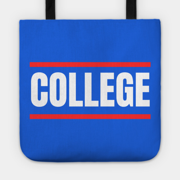 College Tote by Creatifly Graphic Tees