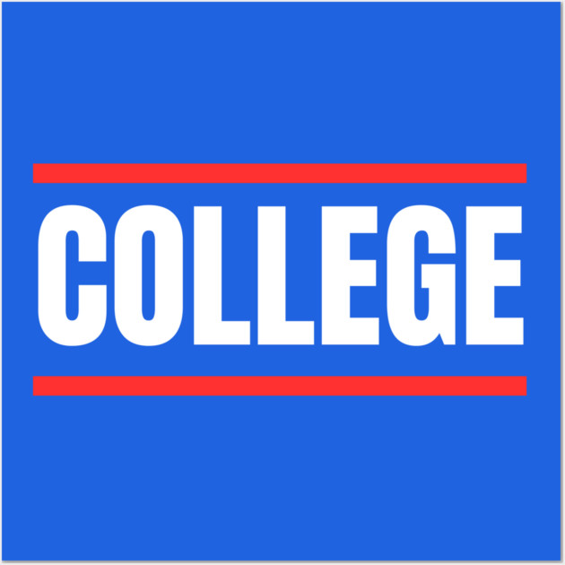 College Wall Art by Creatifly Graphic Tees