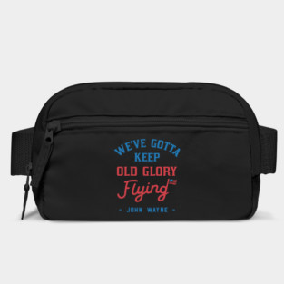 John Wayne American Flag Patriot Quote Bag