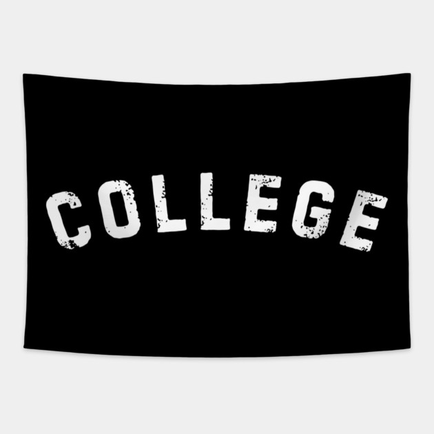 College Tapestry by Creatifly Graphic Tees