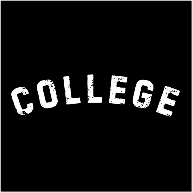 College Wall Art by Creatifly Graphic Tees