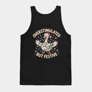 Overstimulated-But-Festive Tank Top