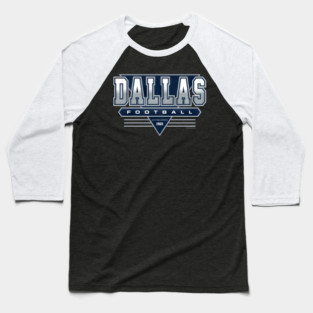 Dallas Football Retro Vintage Cowboys Inspired 90S Baseball T-Shirt