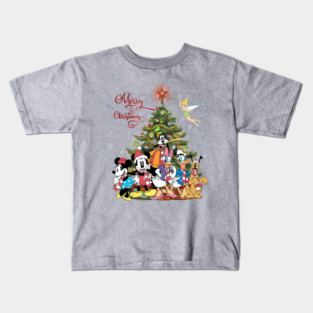 Mickey and Friends Decorating Christmas Tree Kids T-Shirt