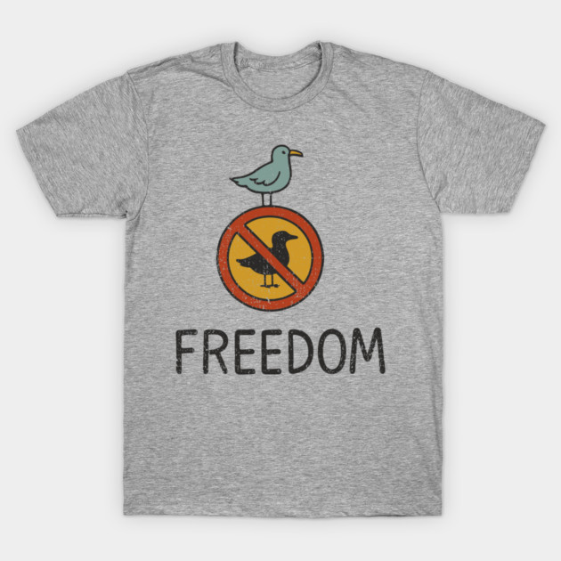 Freedom Defy The Rules Anti Authority T-Shirt by Anticorporati