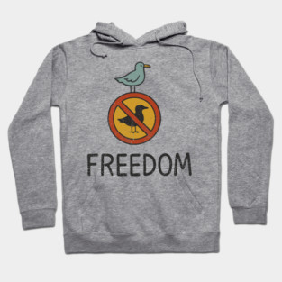 Freedom Defy The Rules Anti Authority Hoodie