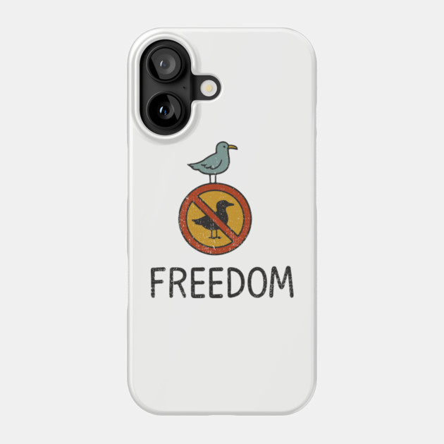 Freedom Defy The Rules Anti Authority Phone Case by Anticorporati