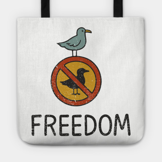 Freedom Defy The Rules Anti Authority Tote by Anticorporati