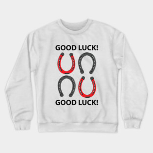 Horseshoe Good Luck Horseshoe Crewneck Sweatshirt
