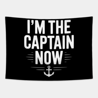 I’m The Captain Now Tapestry