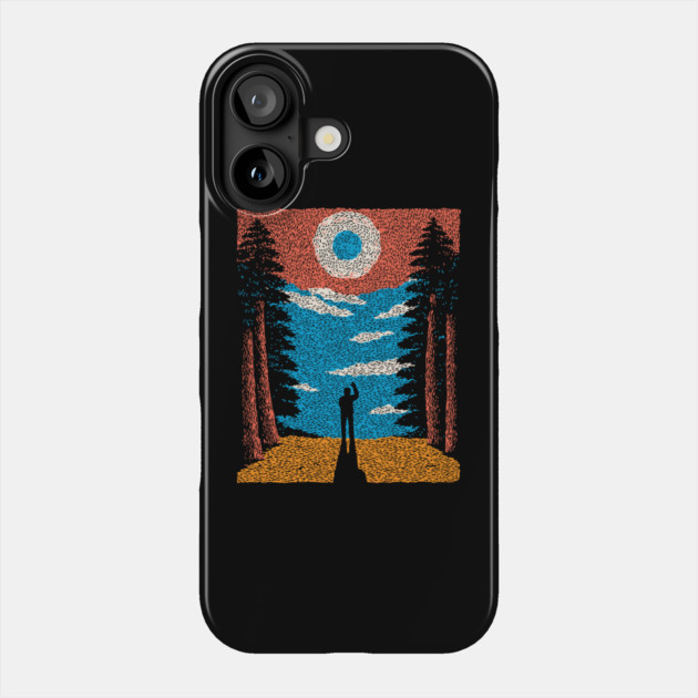 The Outsider - A Solitary View Phone Case by TuncGK