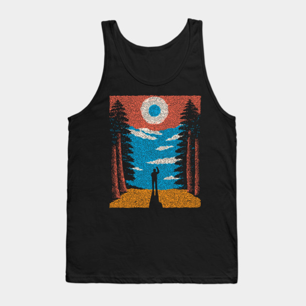 The Outsider - A Solitary View Tank Top by TuncGK
