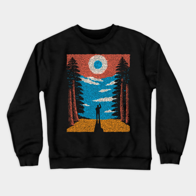 The Outsider - A Solitary View Crewneck Sweatshirt by TuncGK