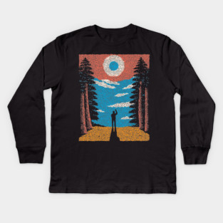 The Outsider - A Solitary View Kids Long Sleeve T-Shirt