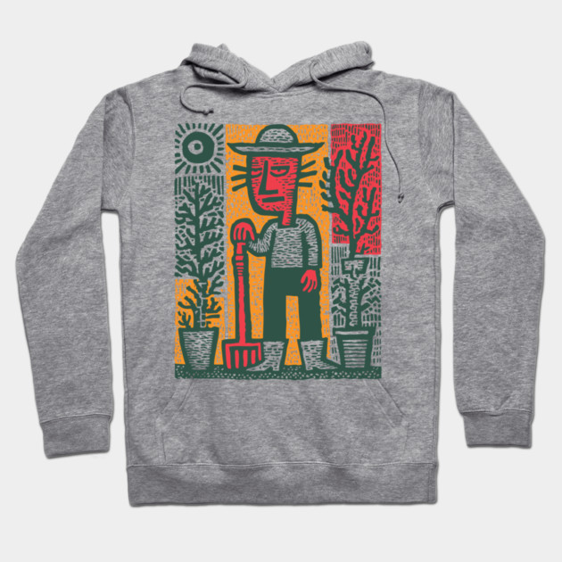 The Weary Farmer - The Dignity of Toil Hoodie by TuncGK