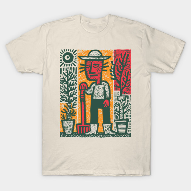 The Weary Farmer - The Dignity of Toil T-Shirt by TuncGK