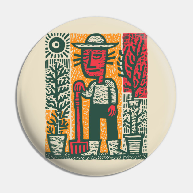 The Weary Farmer - The Dignity of Toil Pin by TuncGK
