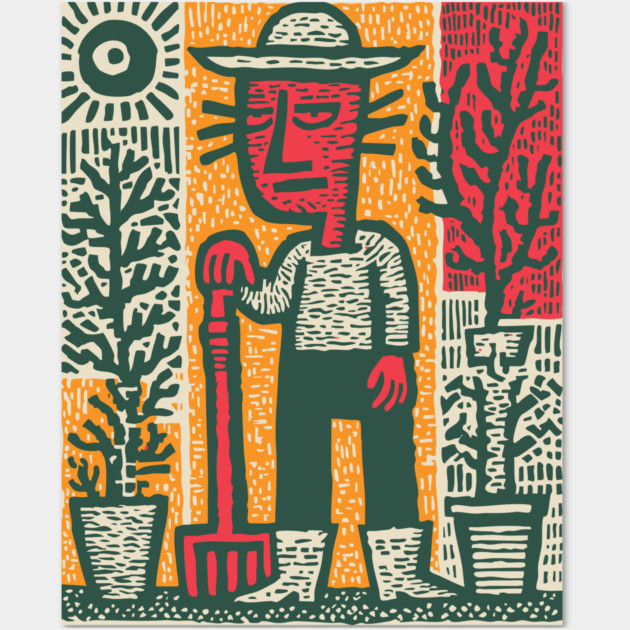 The Weary Farmer - The Dignity of Toil Wall Art by TuncGK