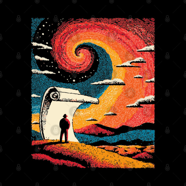 Unrolling the Night - The Cosmic Storyteller by TuncGK