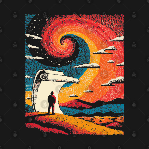 Unrolling the Night - The Cosmic Storyteller by TuncGK