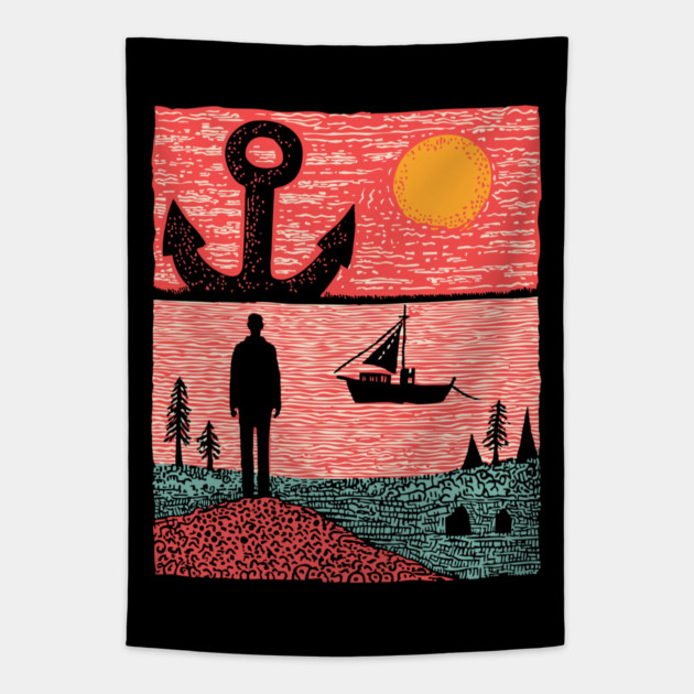 Existential Sadness - The Anchor of Melancholy Tapestry by TuncGK