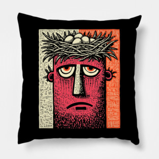 Creative Block - The Fragility of Nested Ideas Pillow